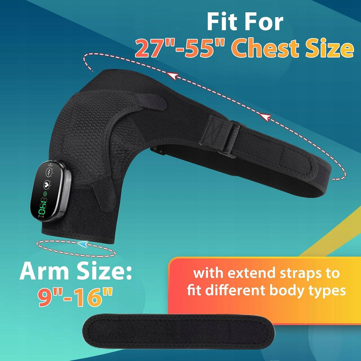 Wireless Heating Band for Shoulder MOAJAZA Massage + Vibration Manufacturer code B0DLNKYLDJ