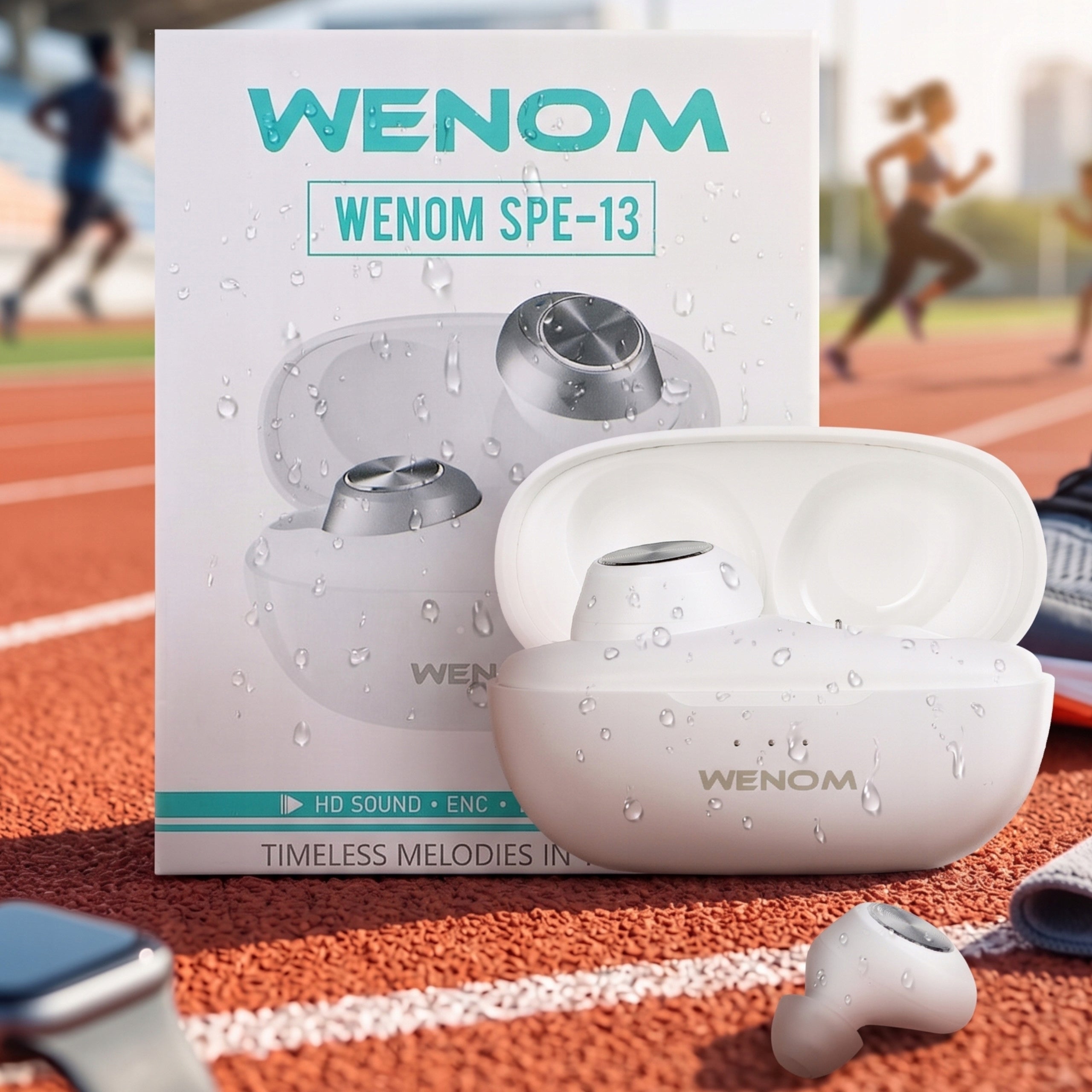 Wireless In-Ear Headphones Excellent Sound Quality Wenom SPE-13 Manufacturer code wenom-13
