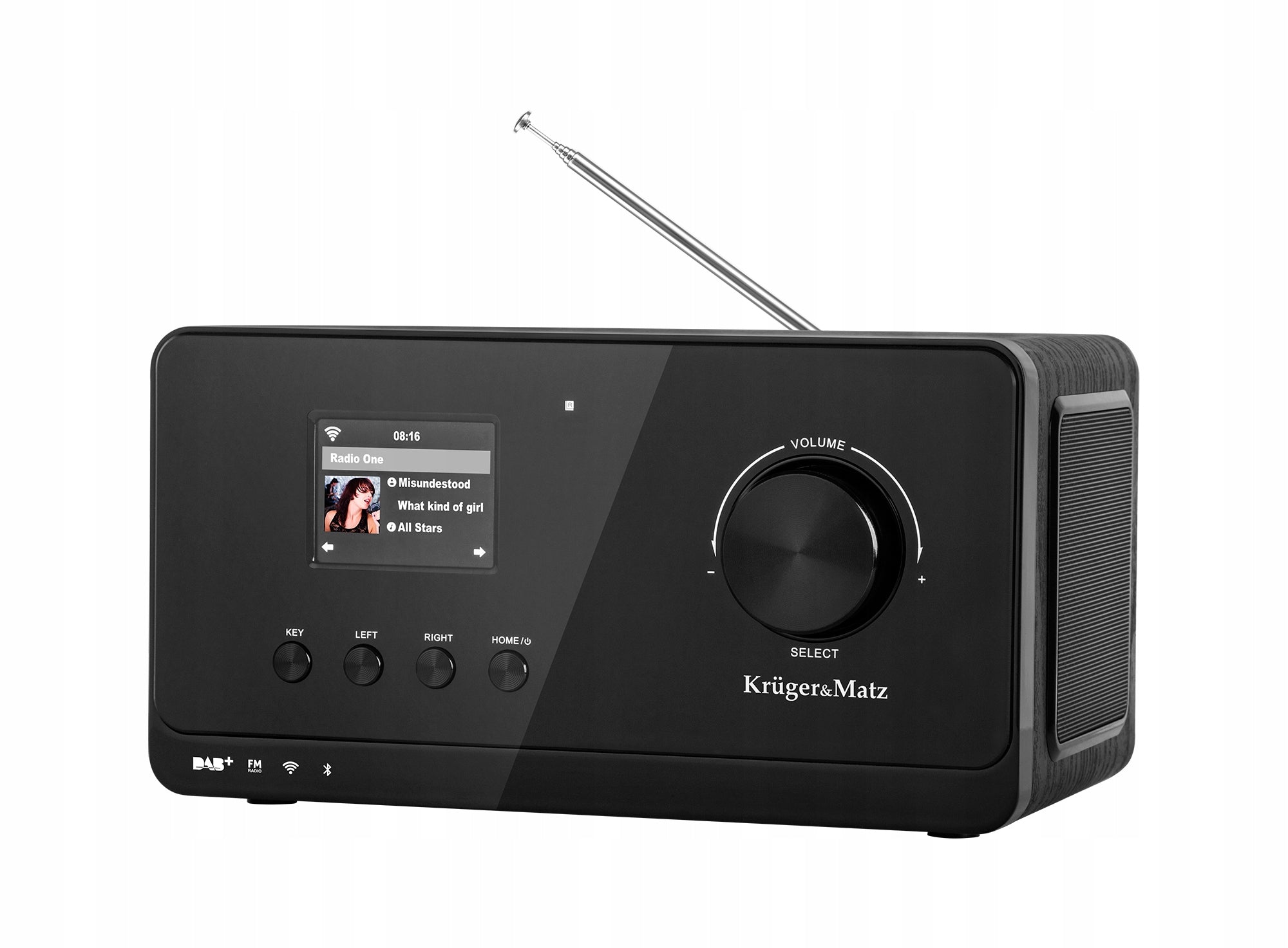 Wireless Internet Radio Kruger&Matz Bluetooth DAB+ FM / AM weather Packaging status original