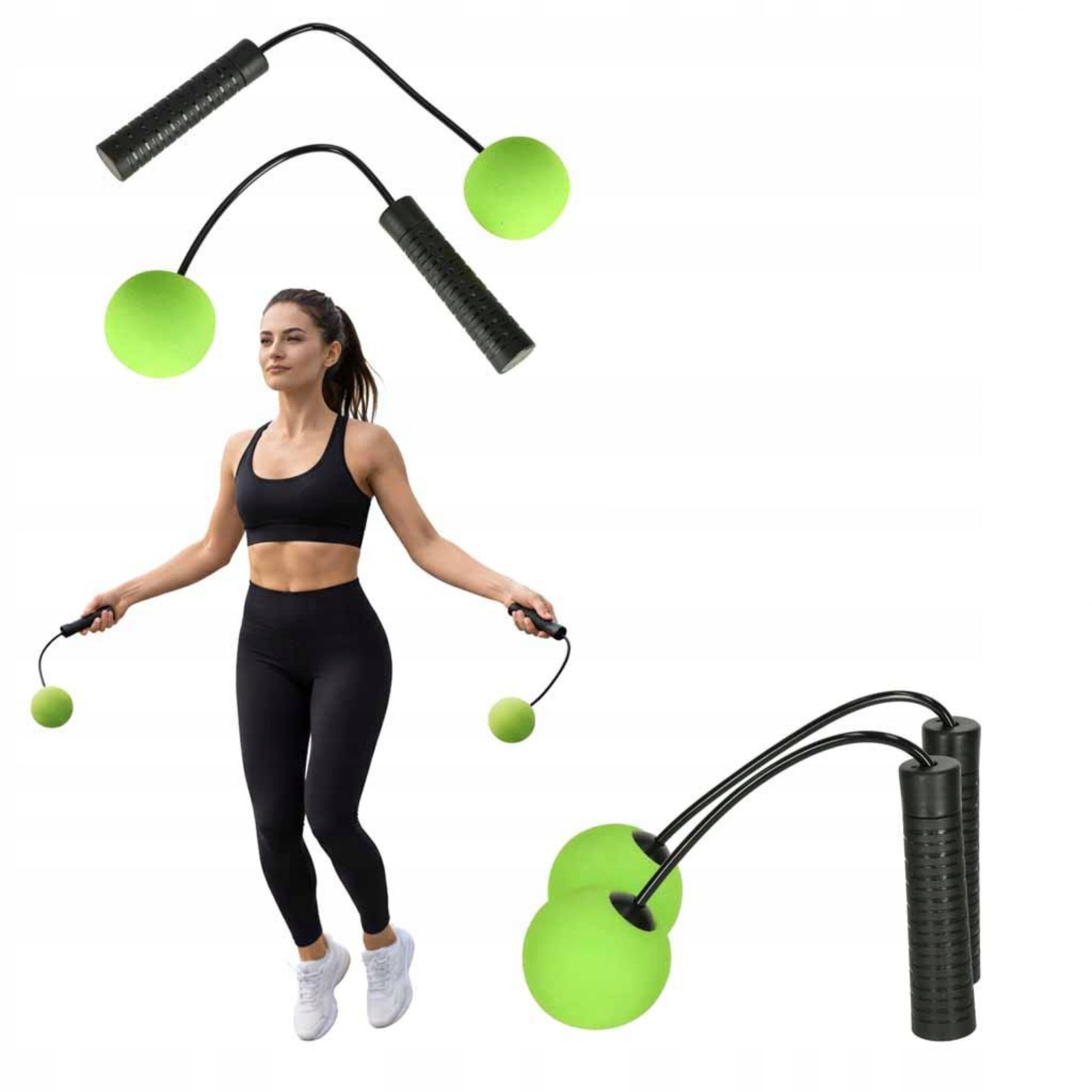 Wireless Jump Rope Without Links For Crossfit Cardio Fintess With Balls