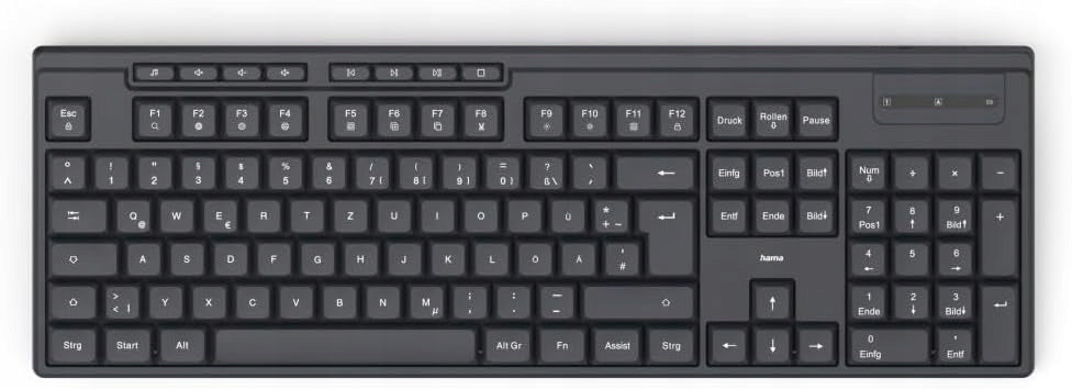 Wireless Keyboard Hama WK-200 QWERTZ Manufacturer code wk200