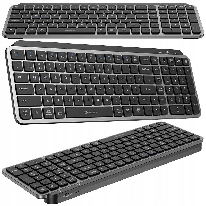 Wireless Keyboard ISLAND FLAT Ultra-Slim USB-C Charged