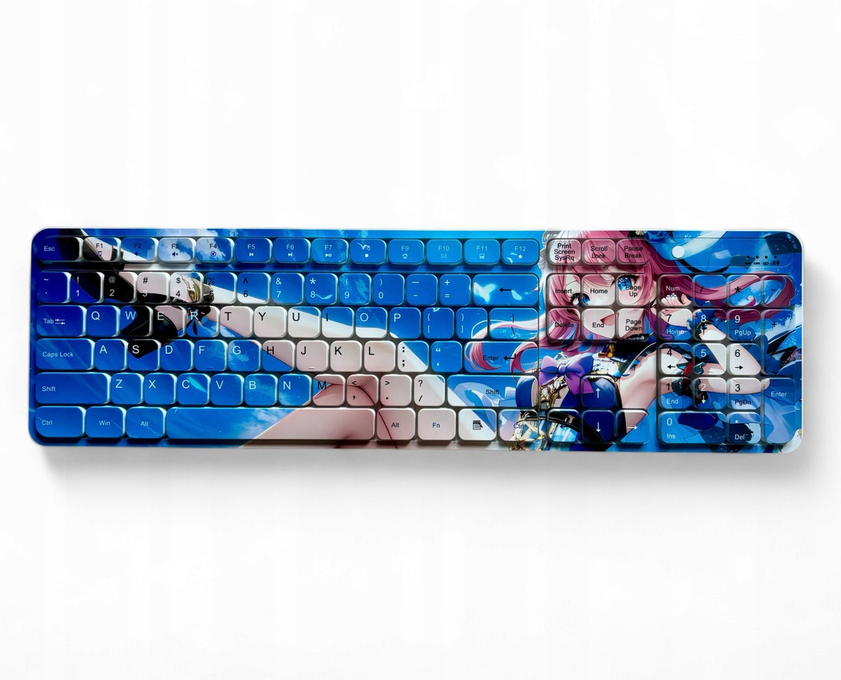 Wireless Keyboard + Mouse + QWERTY Printed Membrane Pad Manufacturer code INS-KLW-SET-ANI-PRT