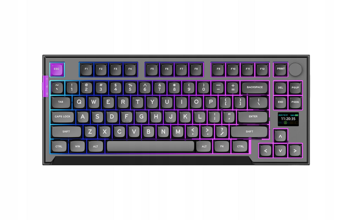 Wireless Keyboard PREYON SILENT CLAW TKL Gateron Yellow Pro Gasket