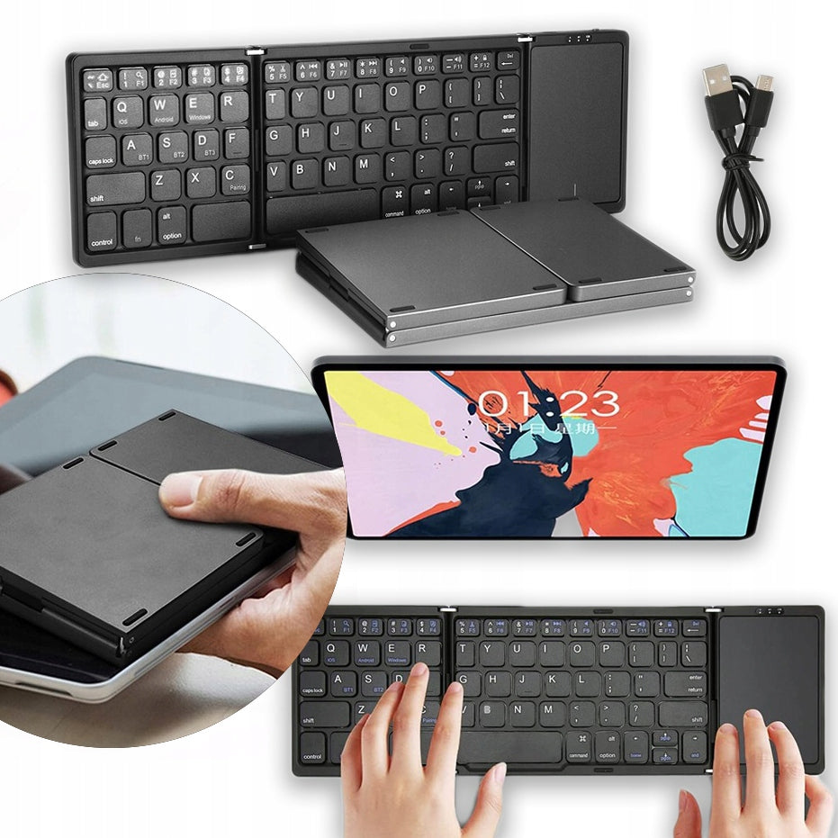 Wireless Keyboard Portable Mobile Bluetooth Foldable B089T