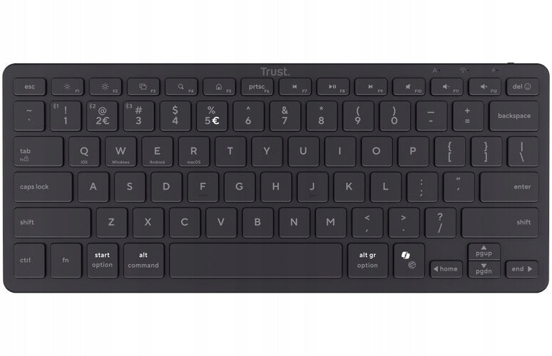 Wireless Keyboard TRUST Nado II Keyboard layout US international (qwerty)