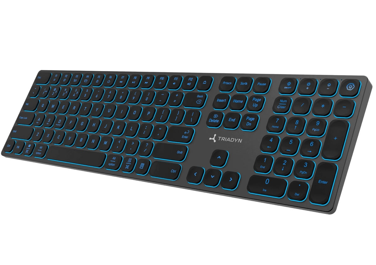 Wireless Keyboard Triadyn BESTLA PRO BT 2.4GHz Slim Backlight Packaging status original