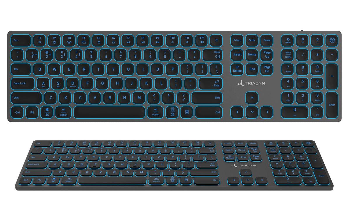 Wireless Keyboard Triadyn BESTLA PRO BT 2.4GHz Slim Backlight