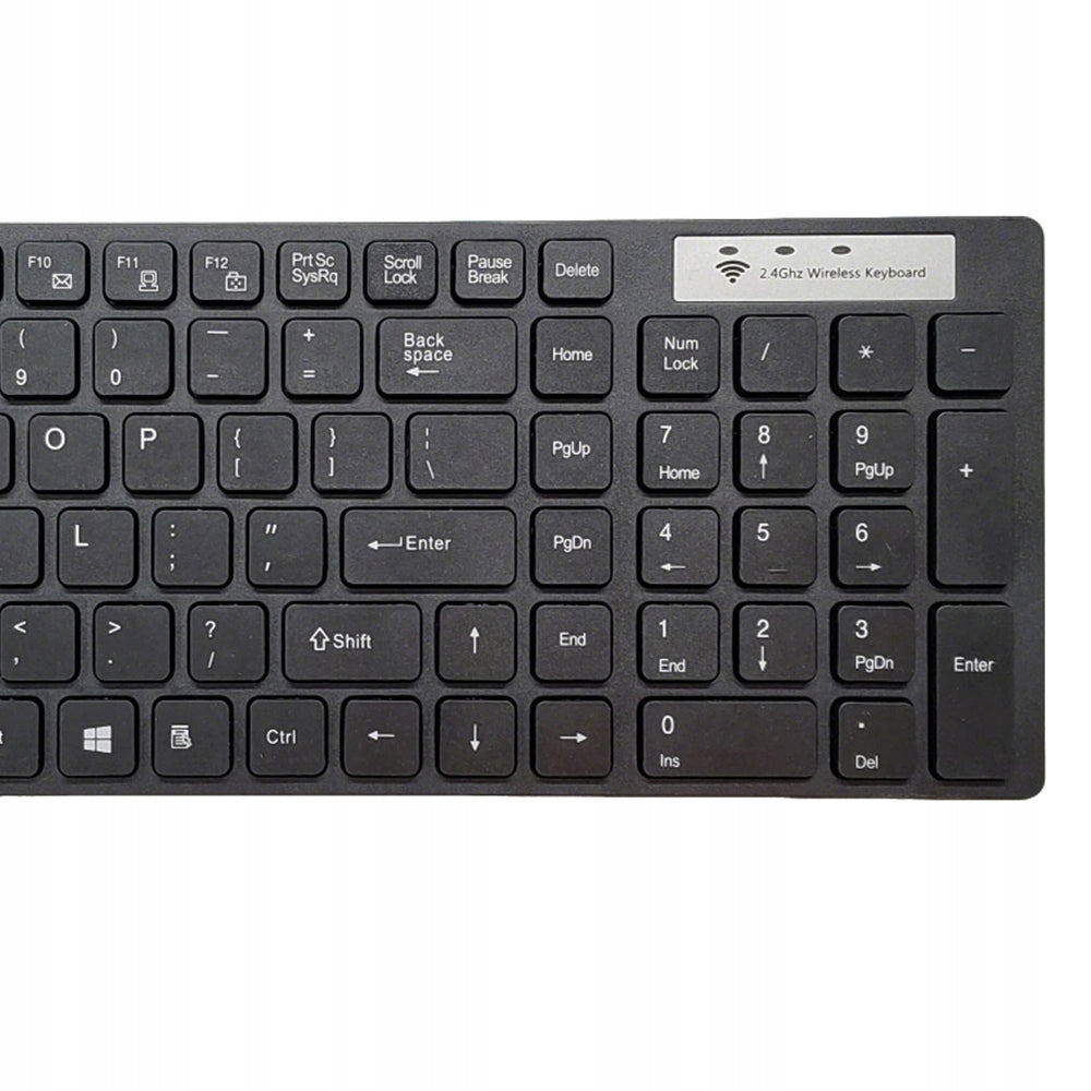 Wireless Keyboard and Mouse Computer Kit 2,4G Manufacturer code deoqqe4