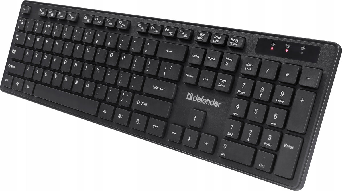Wireless Keyboard and Mouse Set Defender LIMA C-993 for Computer Packaging status original