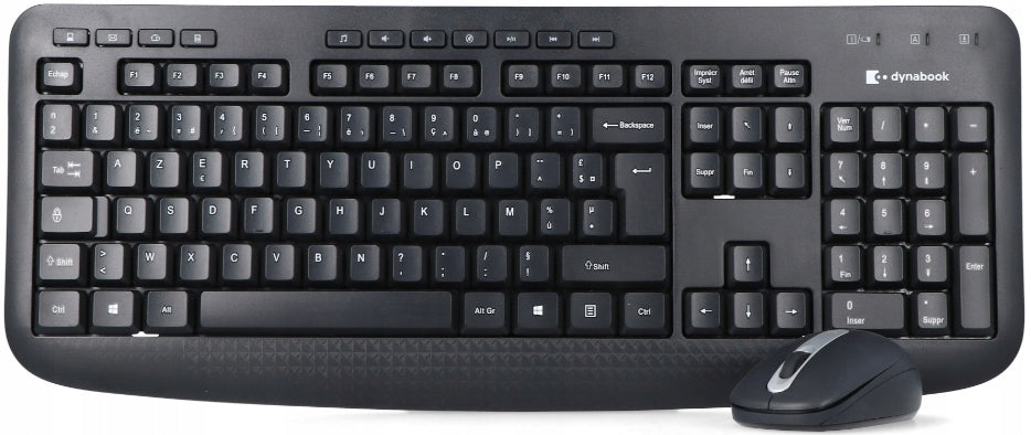 Wireless Kit Dynabook KL50M ES Keyboard + Mouse + Stickers
