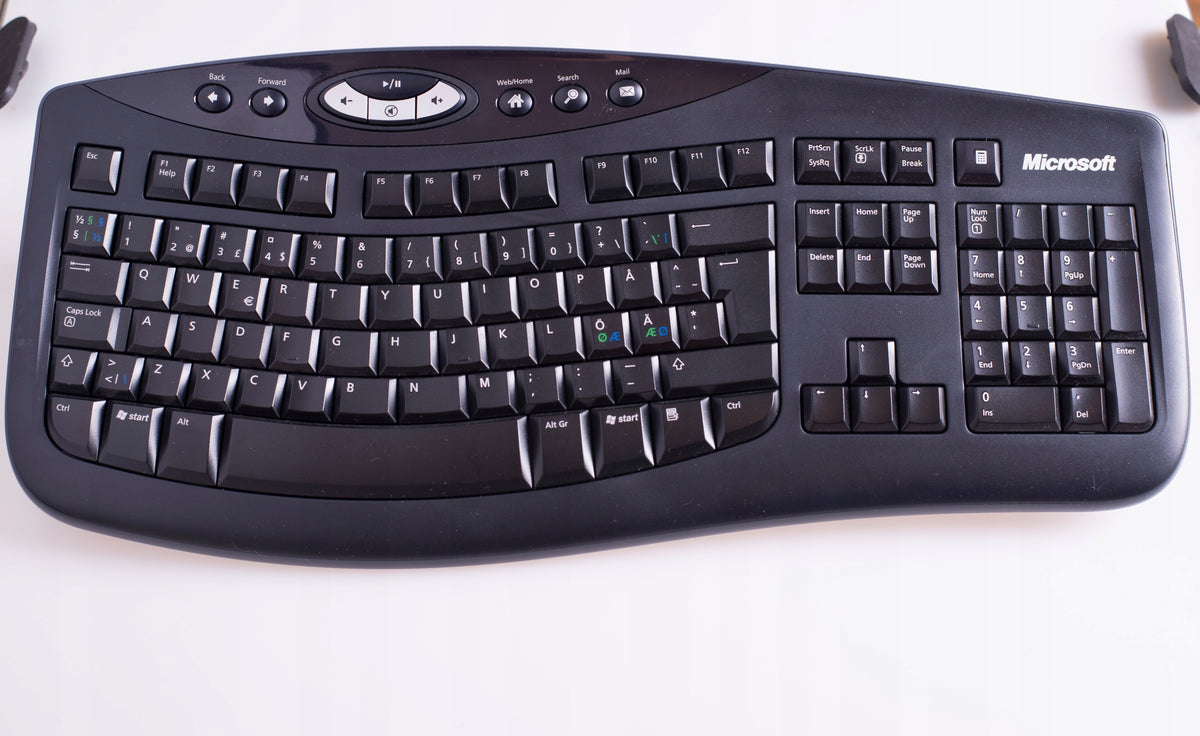 Wireless Kit Microsoft Wireless Optical Desktop QWERTY Nordic Description Manufacturer code K51-00012