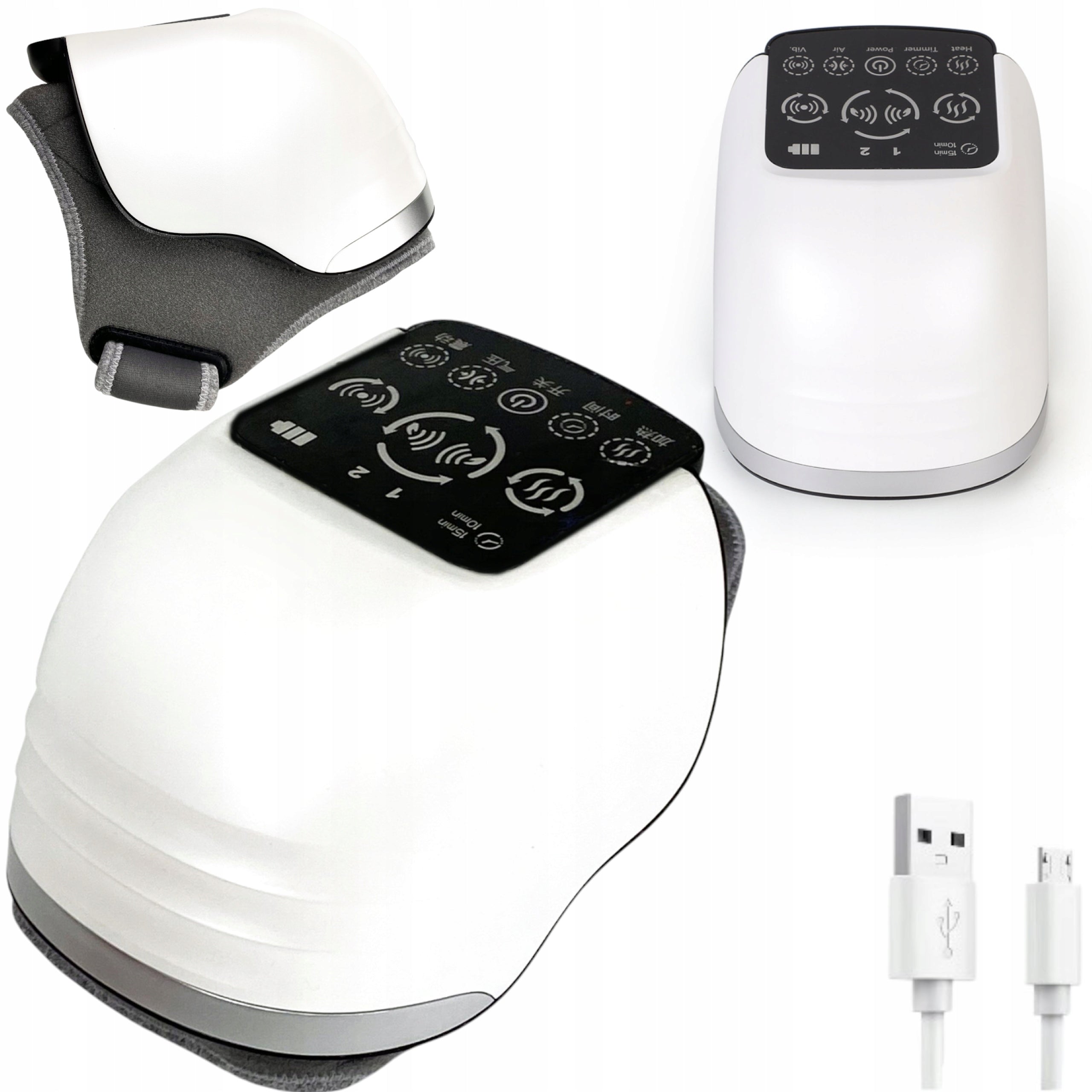 Wireless Knee Massager Compression with Vibration Heating Massage Orthosis
