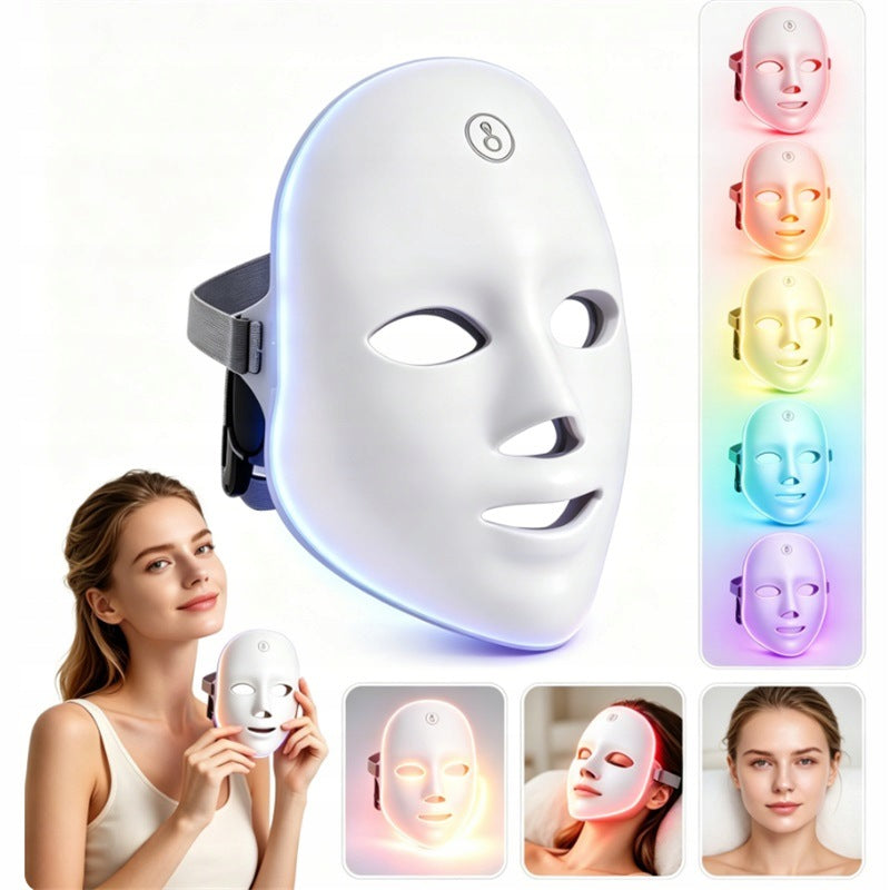Wireless LED Face Mask Acne Therapy Wrinkle Care