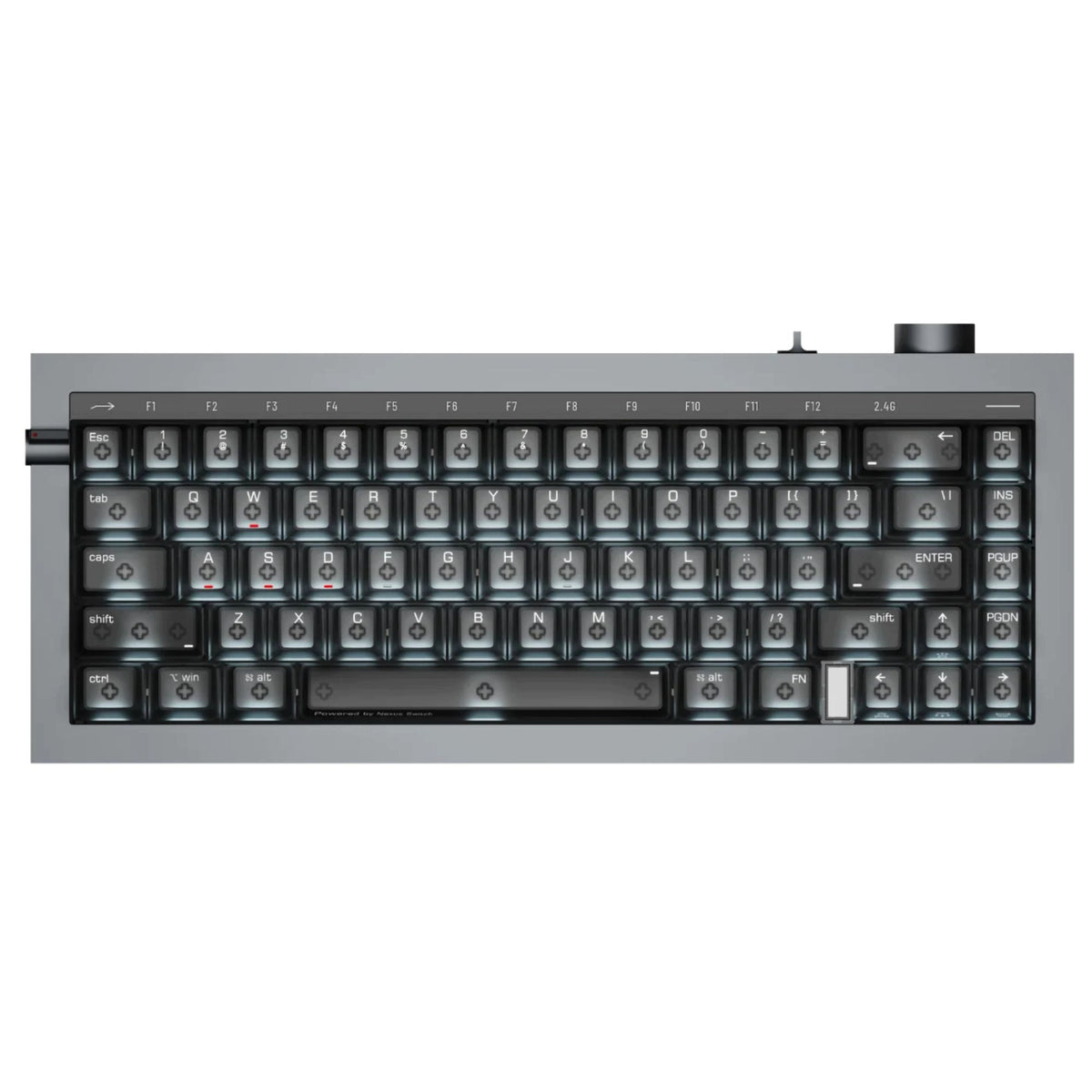 Wireless Magnetic Mechanical Keyboard Lofree Hyzen 67 HE Black