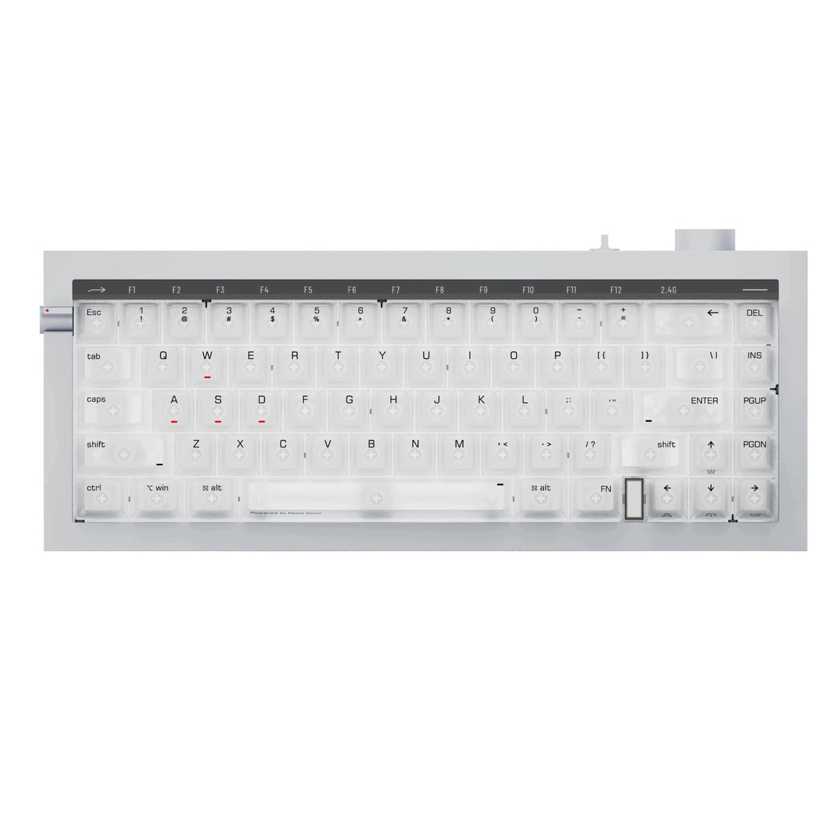 Wireless Magnetic Mechanical Keyboard Lofree Hyzen 67 HE White