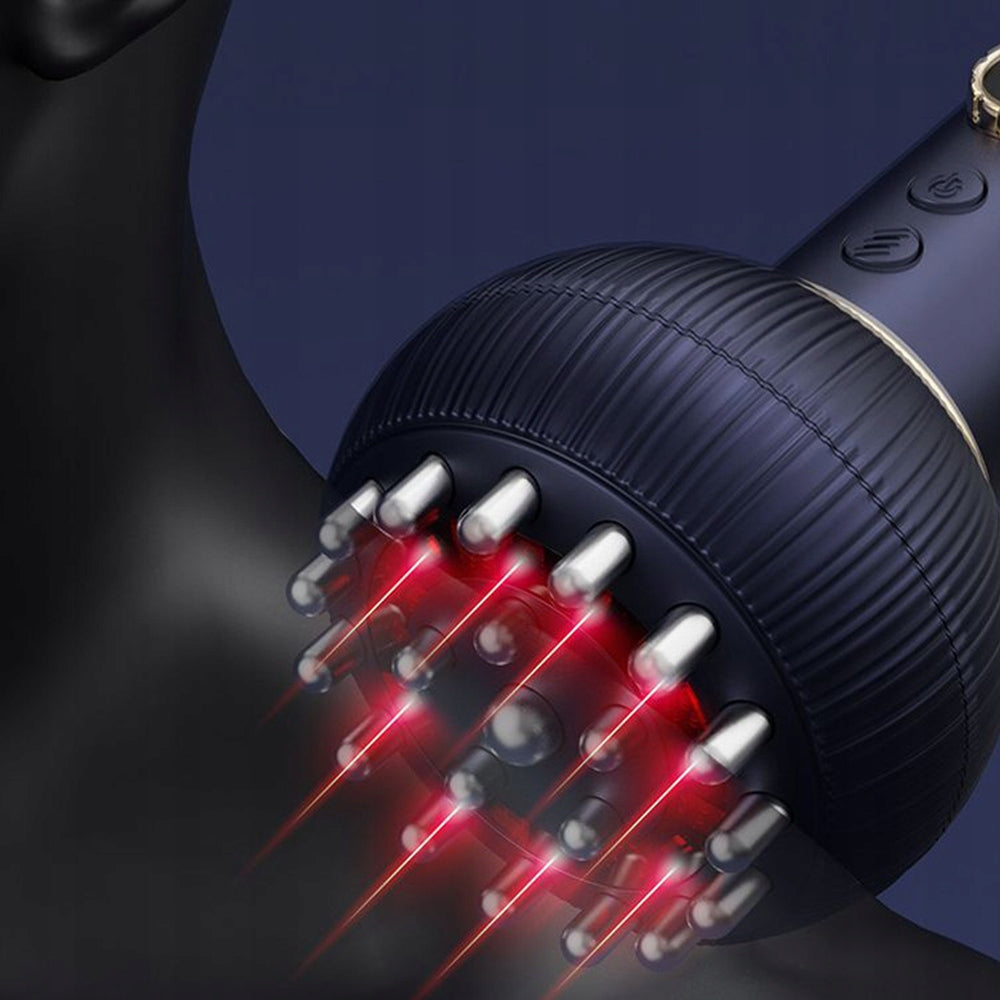 Wireless Massager with Red Light Therapy and Heating 9 Levels Model ELEKTRYCZNA BAŃKA CHIŃSKA MASAŻER