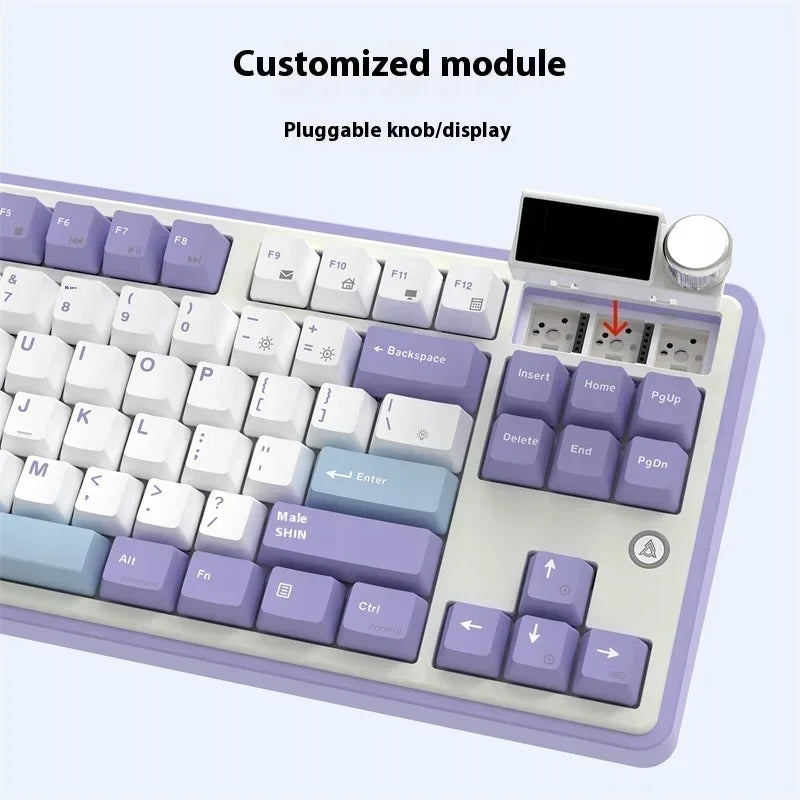 Wireless Mechanical Keyboard Ajazz Ak870 Pro Tri-Mode- B sauce co Packaging status original