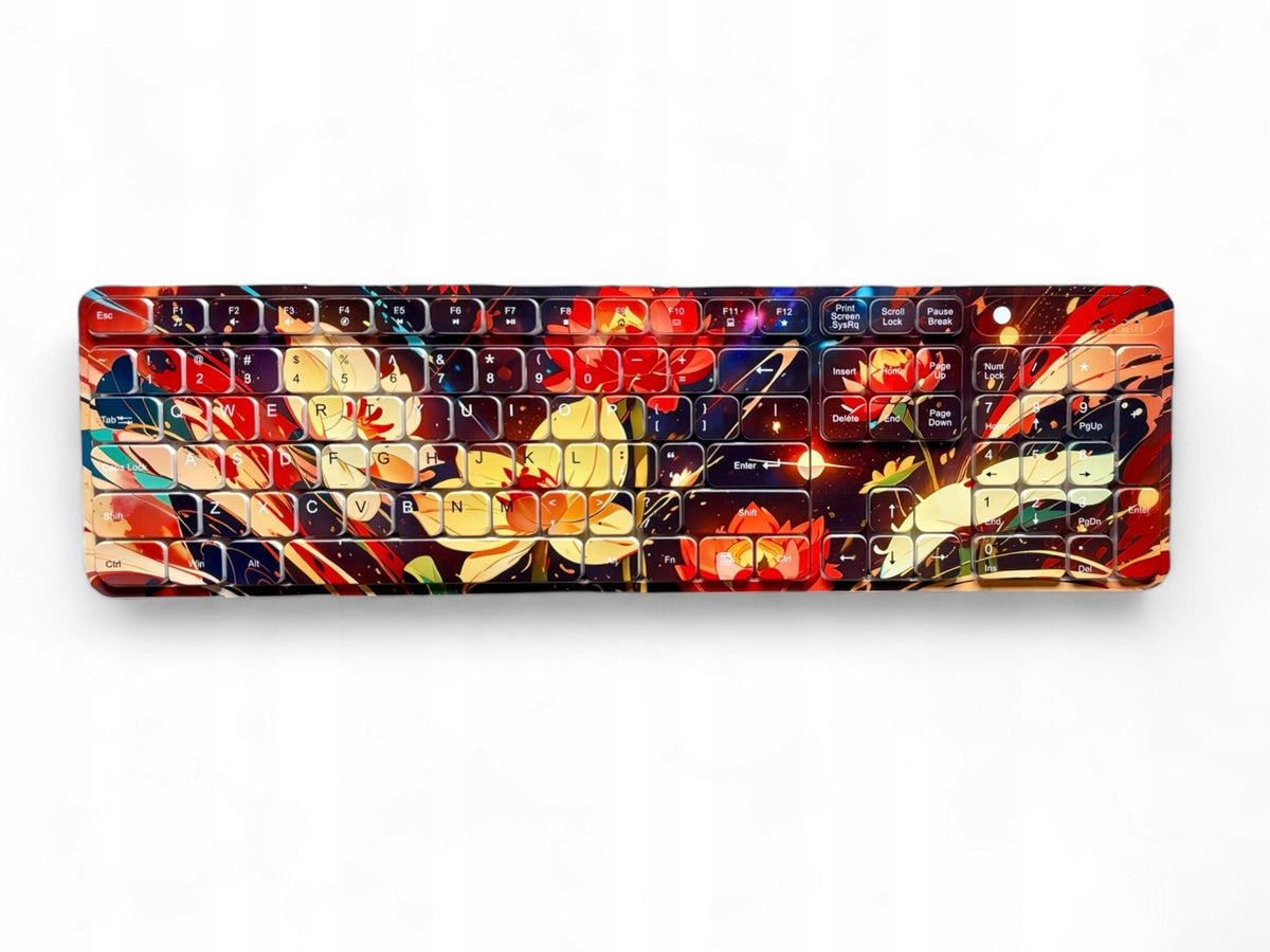 Wireless Membrane Keyboard + Mouse + Pad with Colorful Pattern Manufacturer code INS-KLW-SET-ANI-KWI