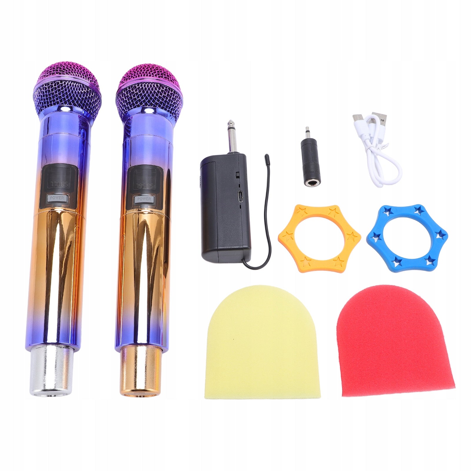 Wireless Microphone System 2 with Dual Receiver 2,4G 0F Brand no brand