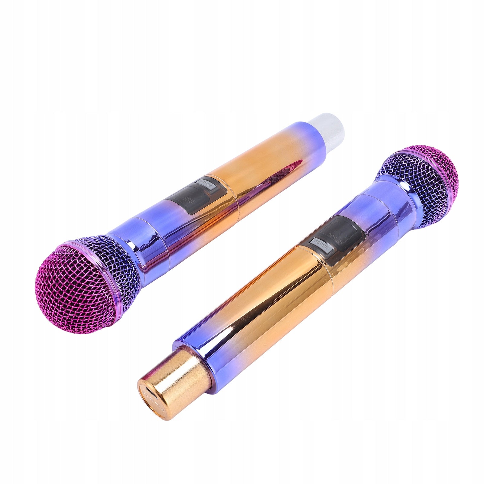 Wireless Microphone System 2 with Dual Receiver 2,4G 0F