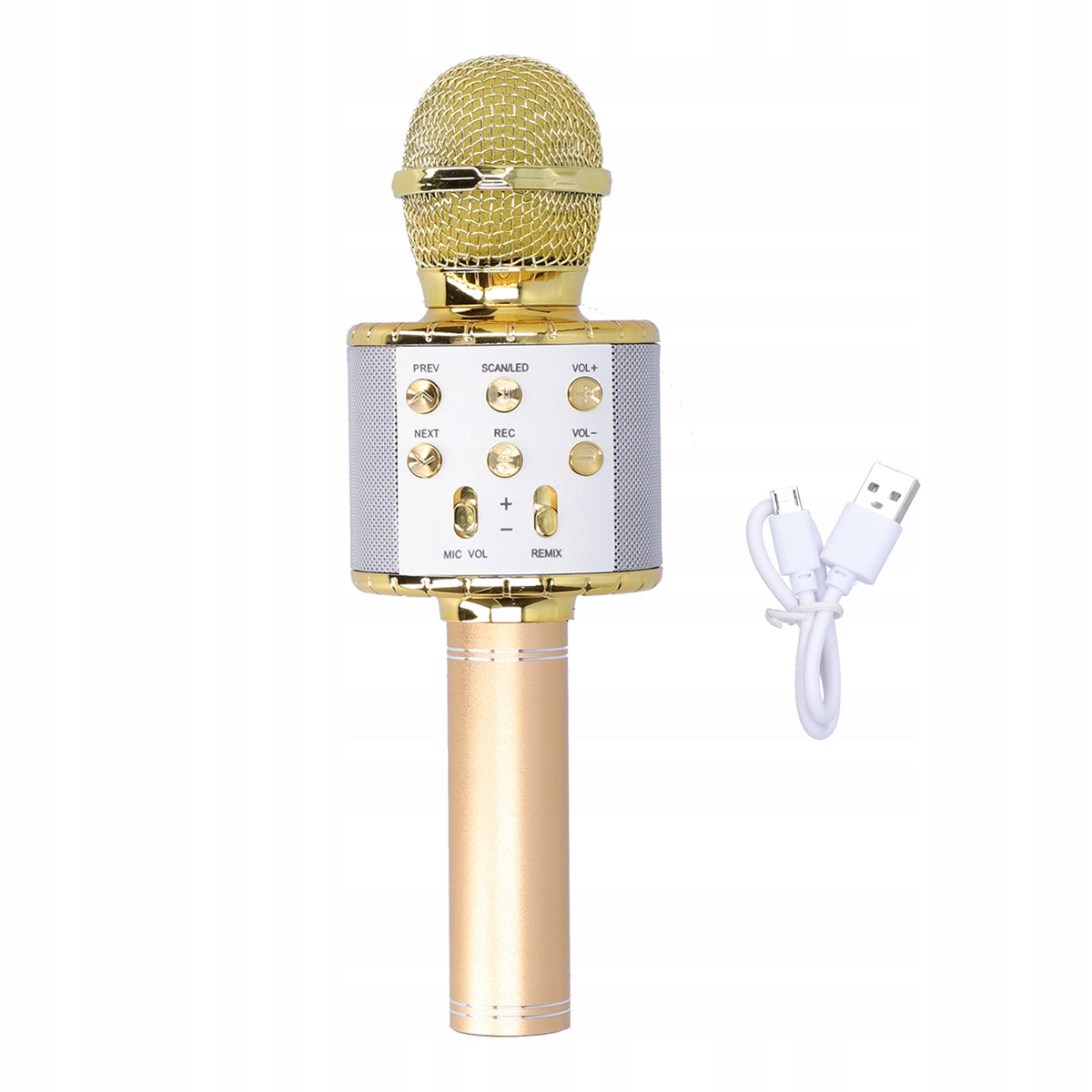 Wireless Microphone with Bluetooth Speaker and LED Light Portable 5E Manufacturer code AG260101058737