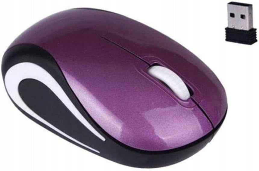 Wireless Mini Mouse, USB 1600 DPI Optical Mouse, Small Portable Mouse