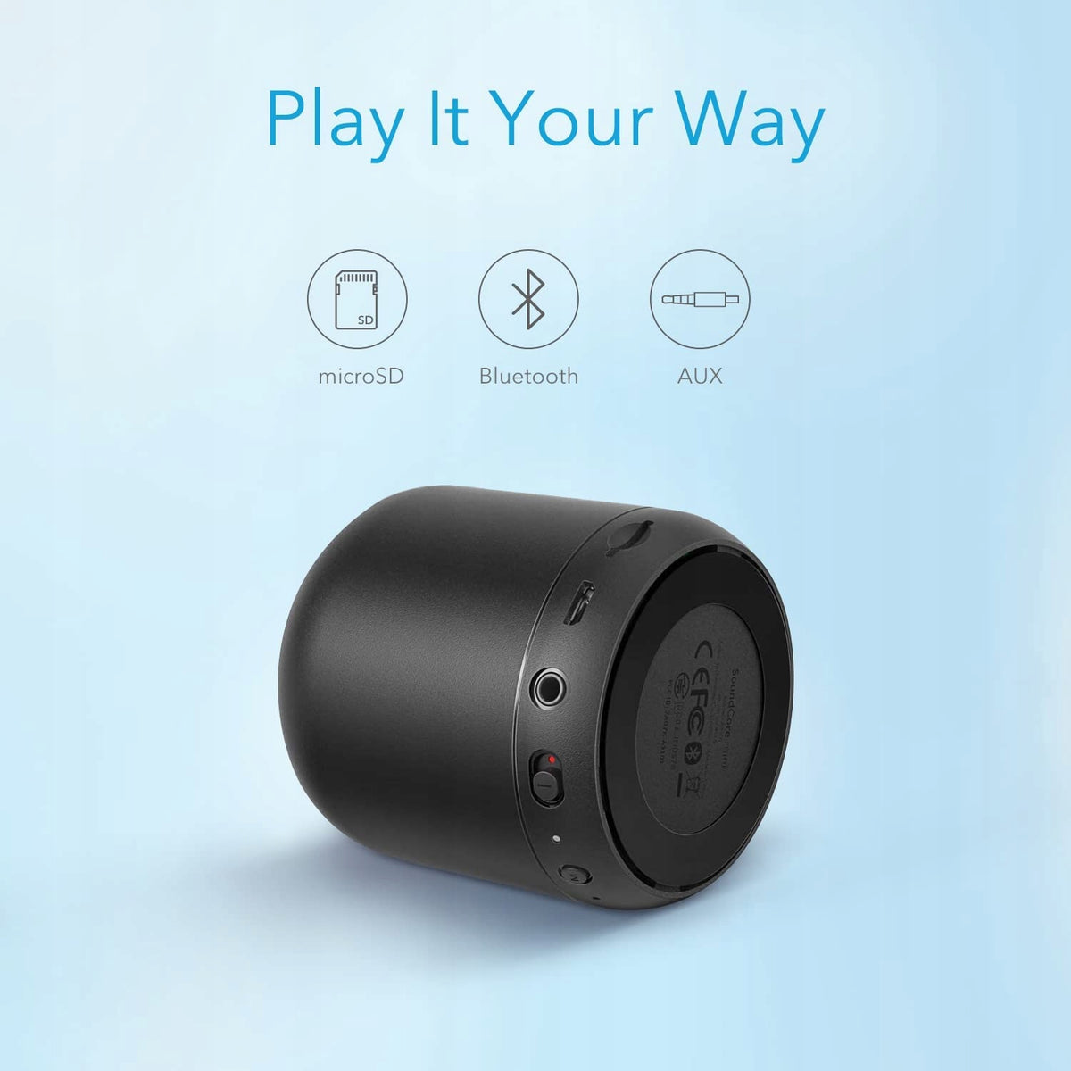 Wireless Mobile Portable Speaker Anker SoundCore Mini 2 black 5 W Packaging status original