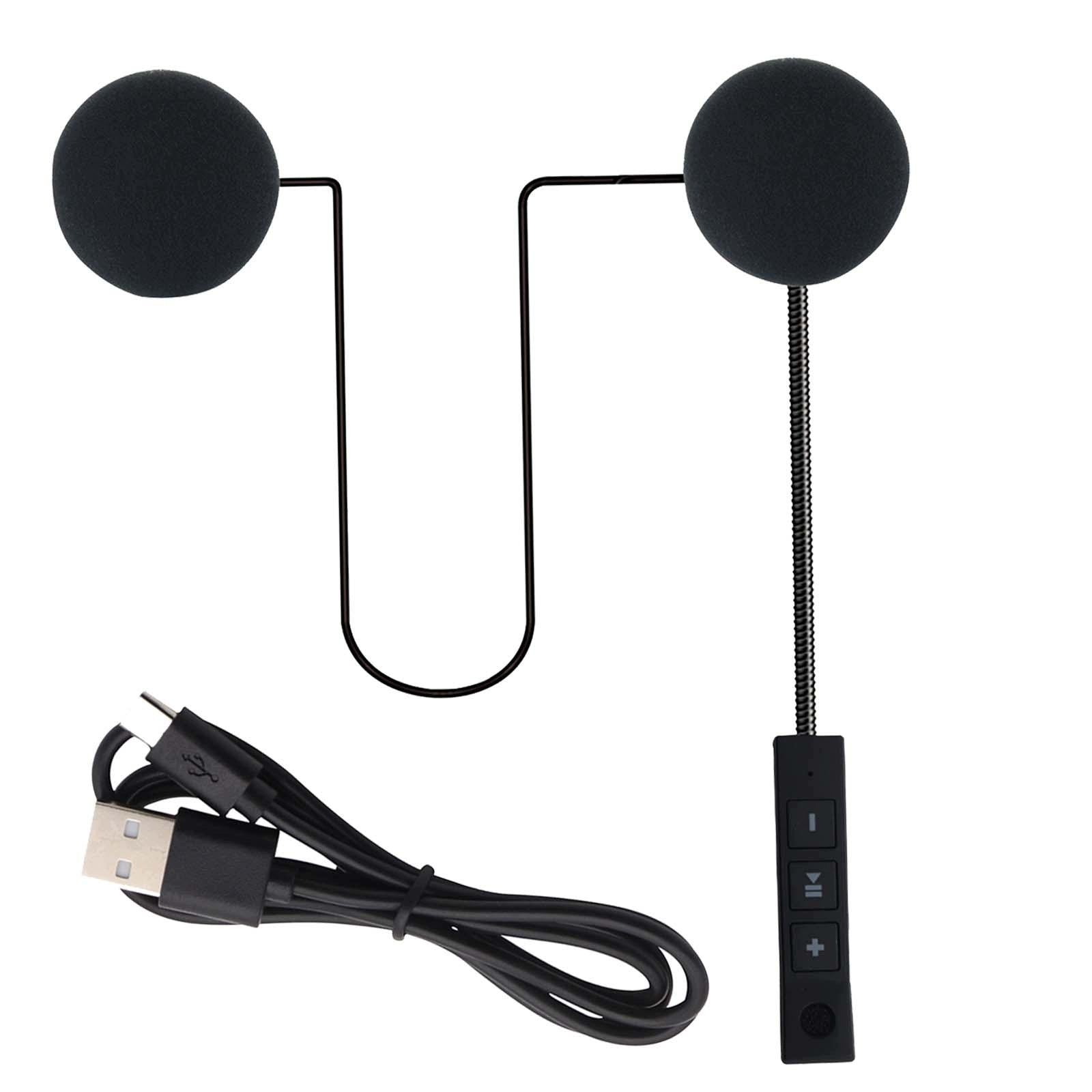 Wireless Motorcycle Helmet Headset Music Player Hands Free Call Large