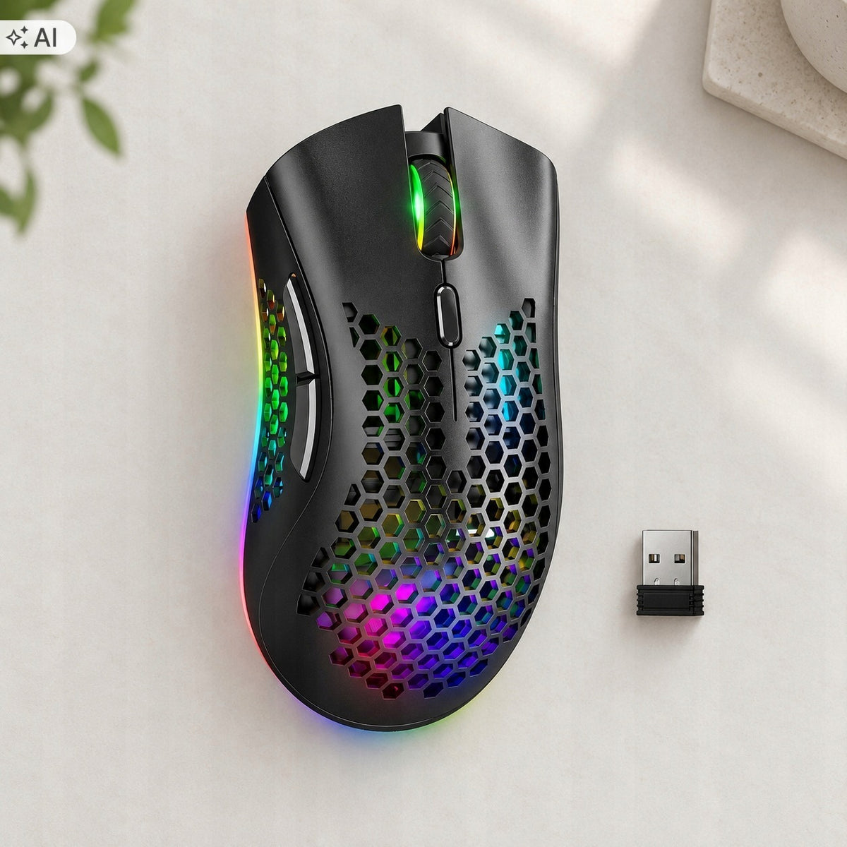 Wireless Mouse 2,4ghz Laptop Mouse Optical Sensor Backlight