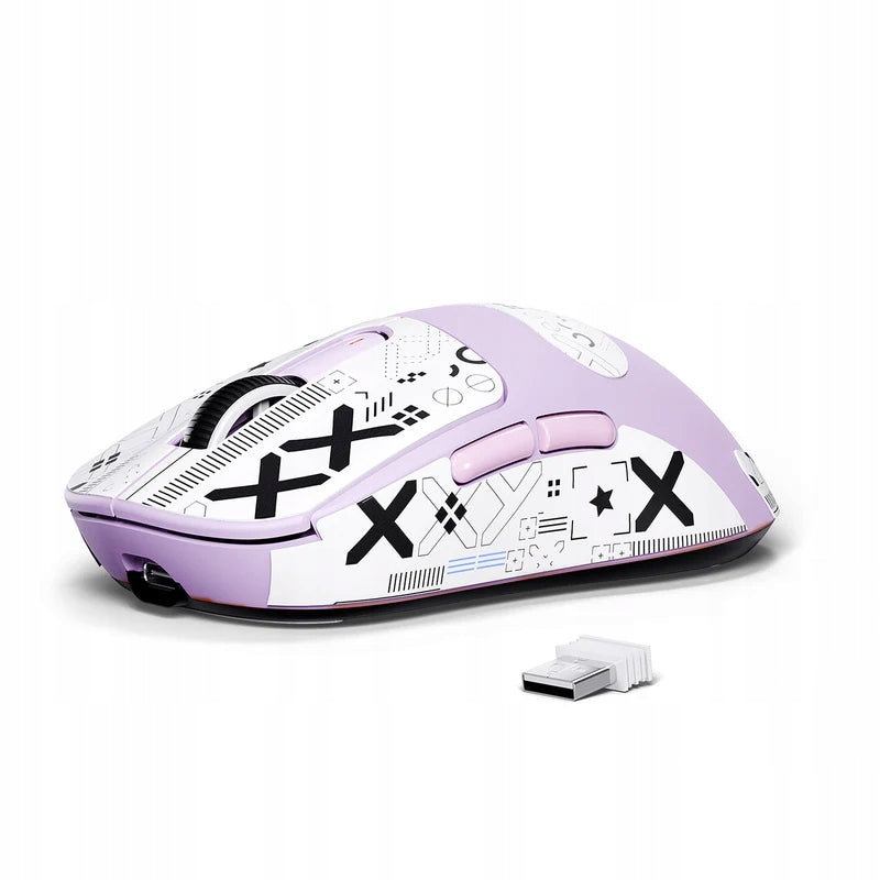 Wireless Mouse | Attack Shark X3 Purple| Grip Tape