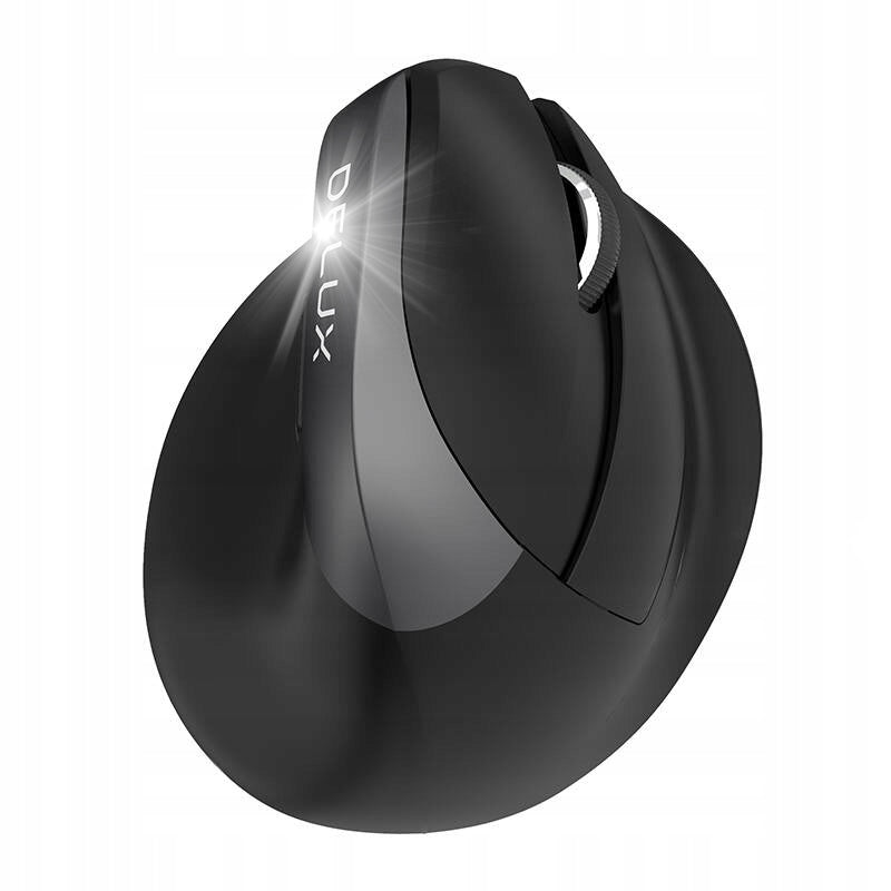 Wireless Mouse Delux M618Mini Ergonomic Vertical For PC