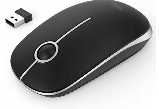 Wireless Mouse For PC Black 1600Dpi Seenda MS001