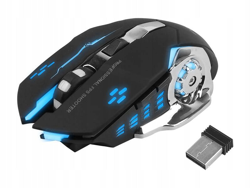 Wireless Mouse Forev 502 Optical Sensor Rechargeable Battery