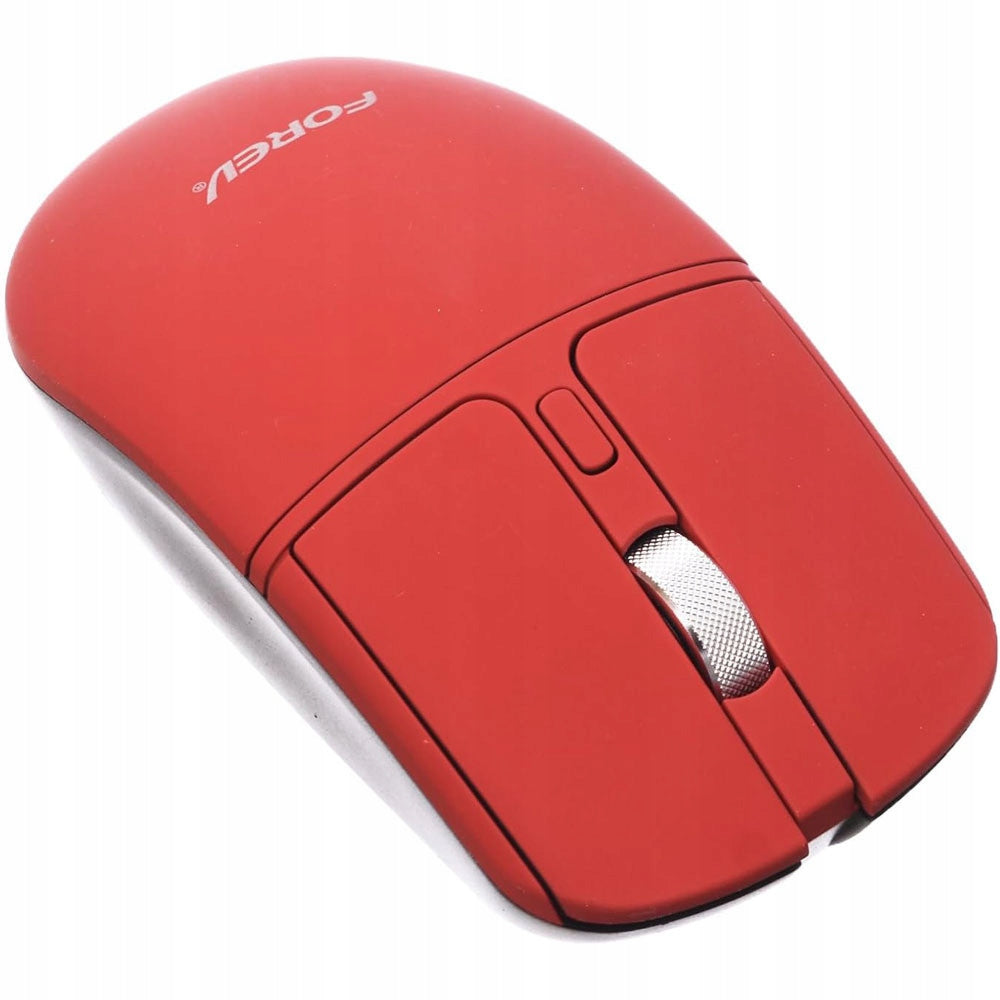 Wireless Mouse Forev FV-386 Bluetooth 5.0 and 2.4G Wireless Red Color red