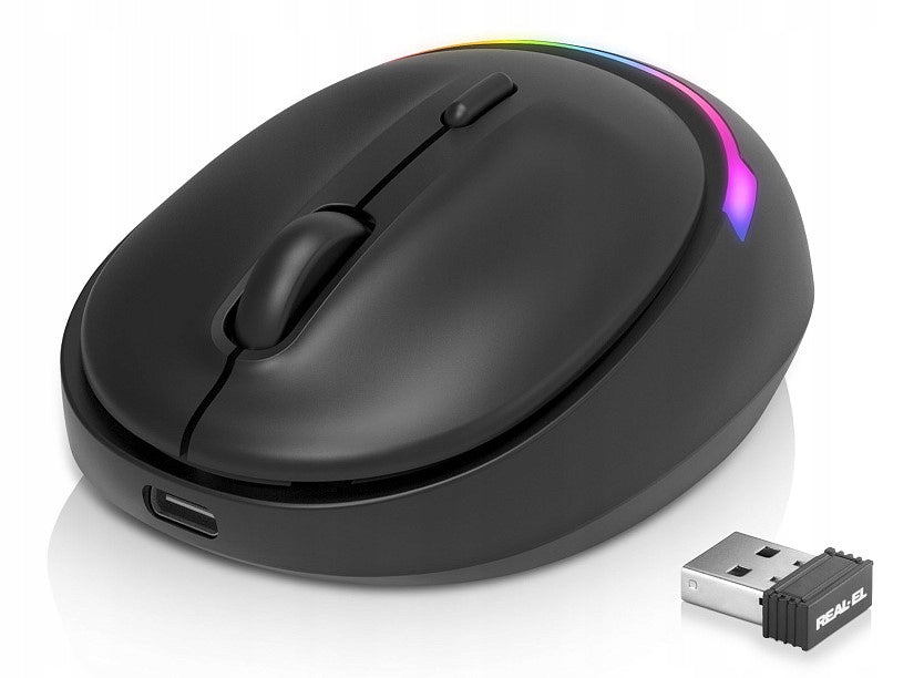 Wireless Mouse REAL-EL RM-440W Silent Optical 1600dpi Bluetooth Akku