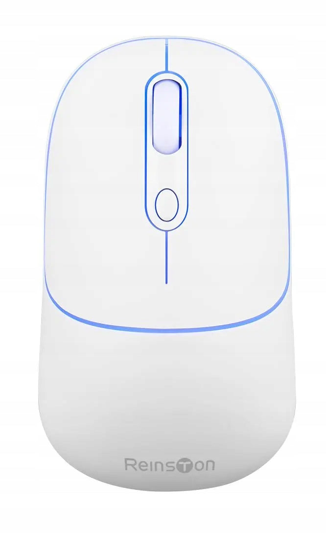 Wireless Mouse Reinston KAMY47084 RGB White Cordless Office