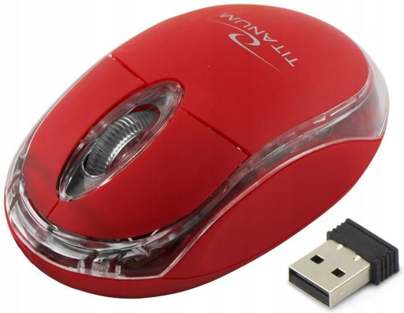 Wireless Mouse TITANUM Condor 3D Red