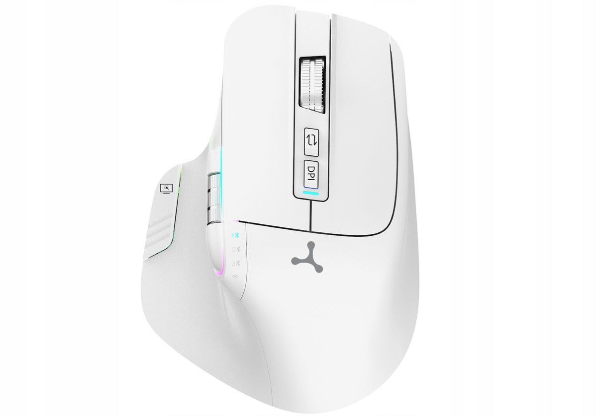 Wireless Mouse White Triadyn NEREID 2-Scroll Bluetooth 3200DPI Packaging status original