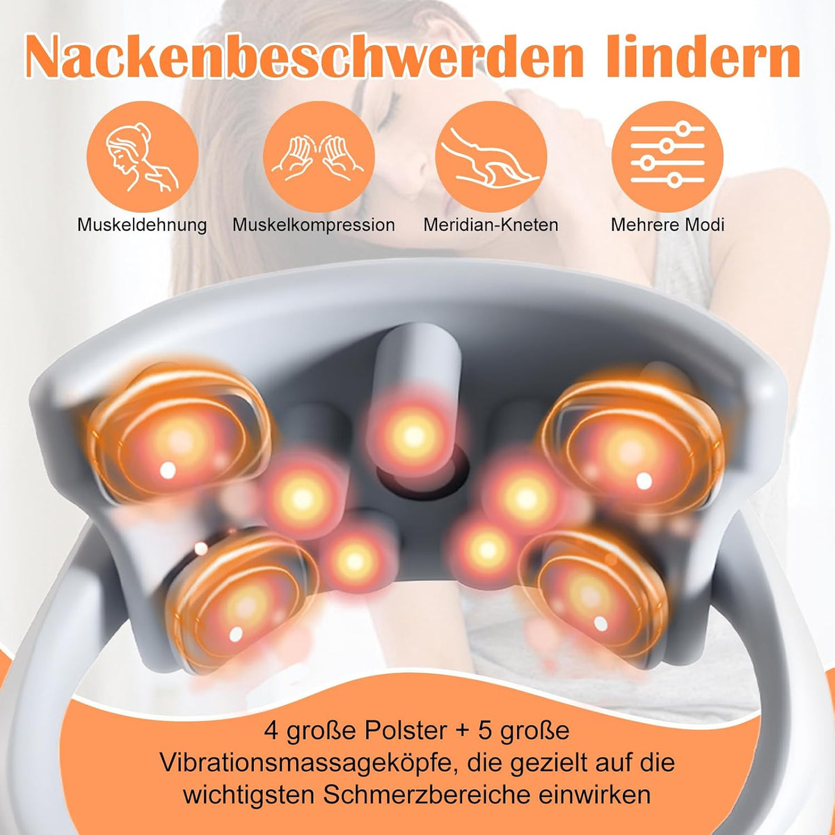 Wireless Neck and Body Massager Portable for Home Office Model 7 Brand QSKY
