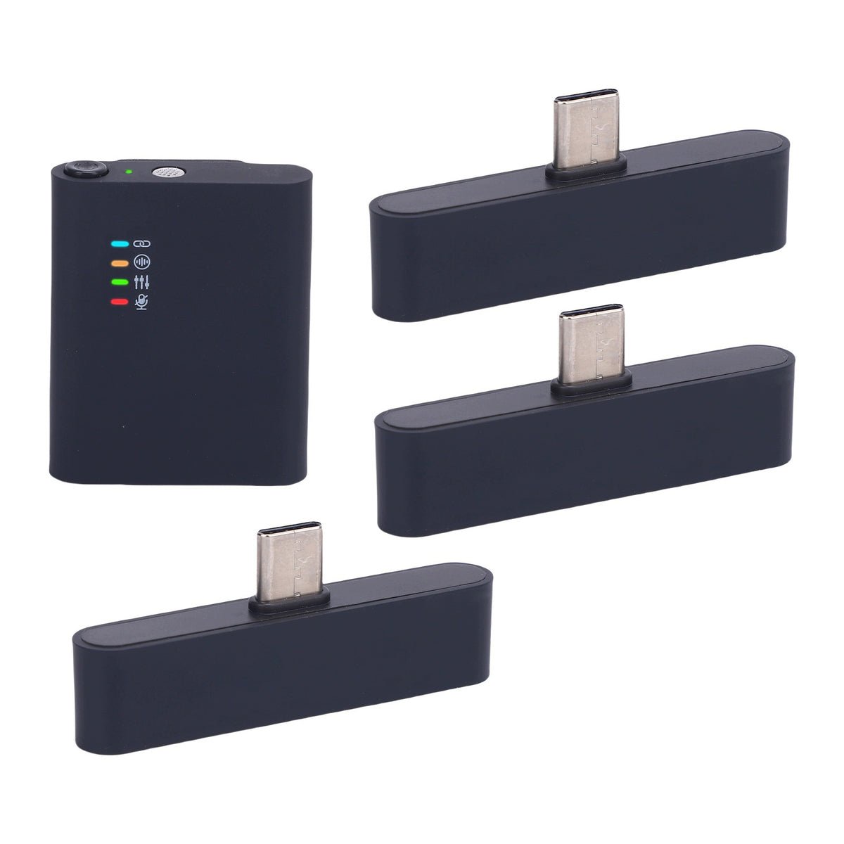Wireless Noise Cancelling Tie Microphone System with 3 5R