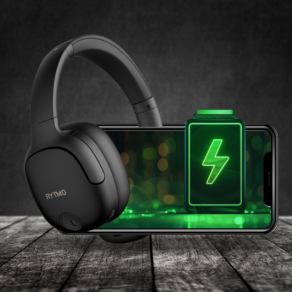 Wireless ON-EAR HEADPHONES with microphone Manta Rytmo Elegance 50h ANC Brand Manta