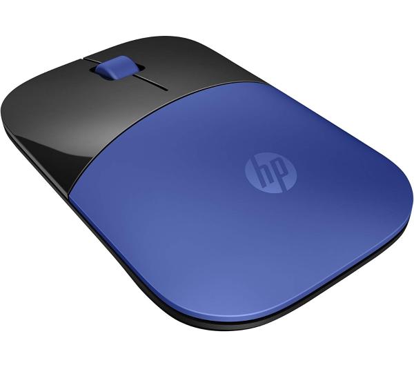 Wireless Office Mouse HP Z3700 Optical 1200 dpi Black-Blue Color blue
