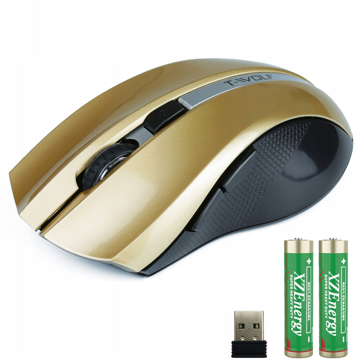 Wireless Office Optical Computer Mouse, 800-1800, 6 buttons