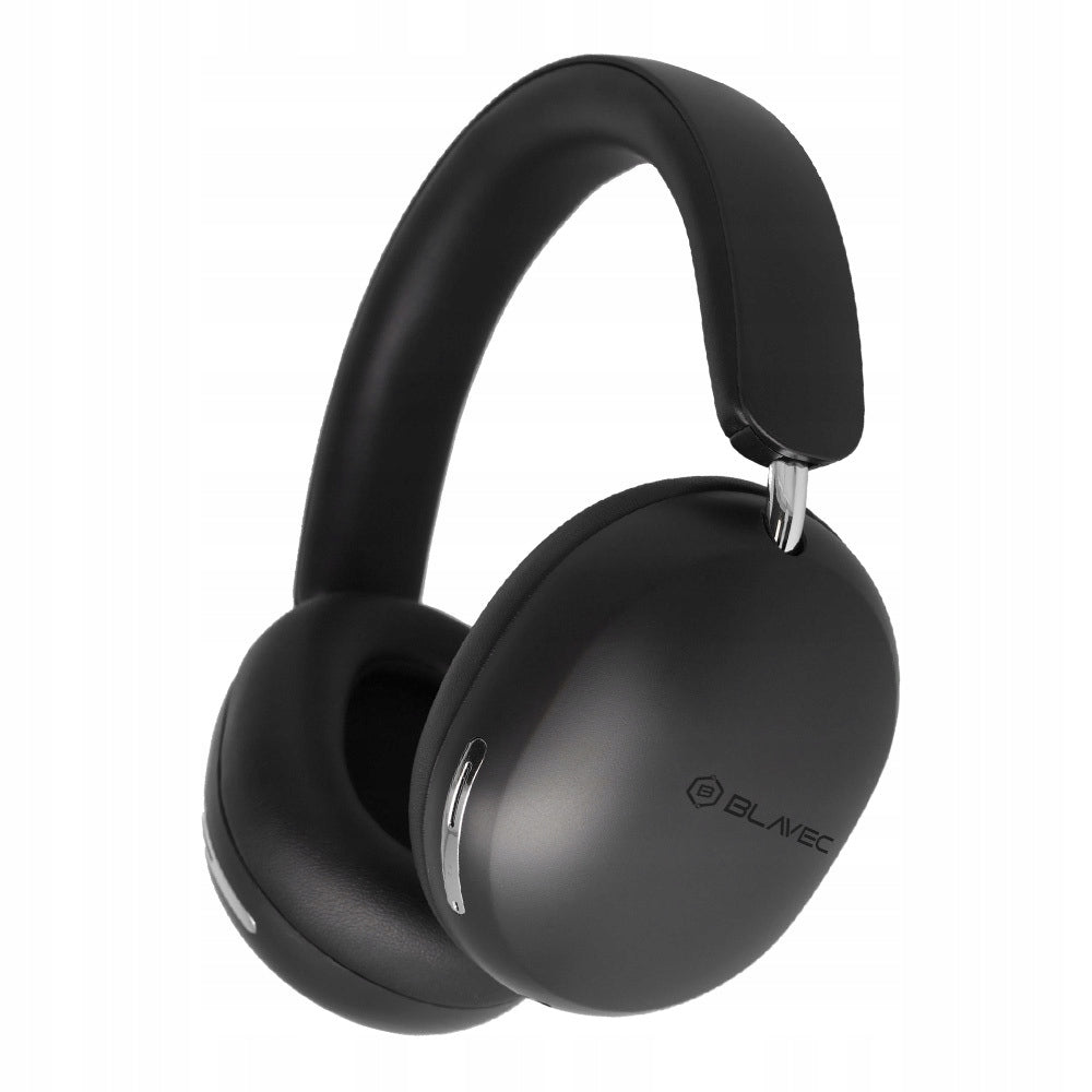 Wireless On-Ear Headphones Blavec with Bluetooth Microphone 5.4 ANC +etui Manufacturer code Blavec Słuchawki nauszne BO13 czarne
