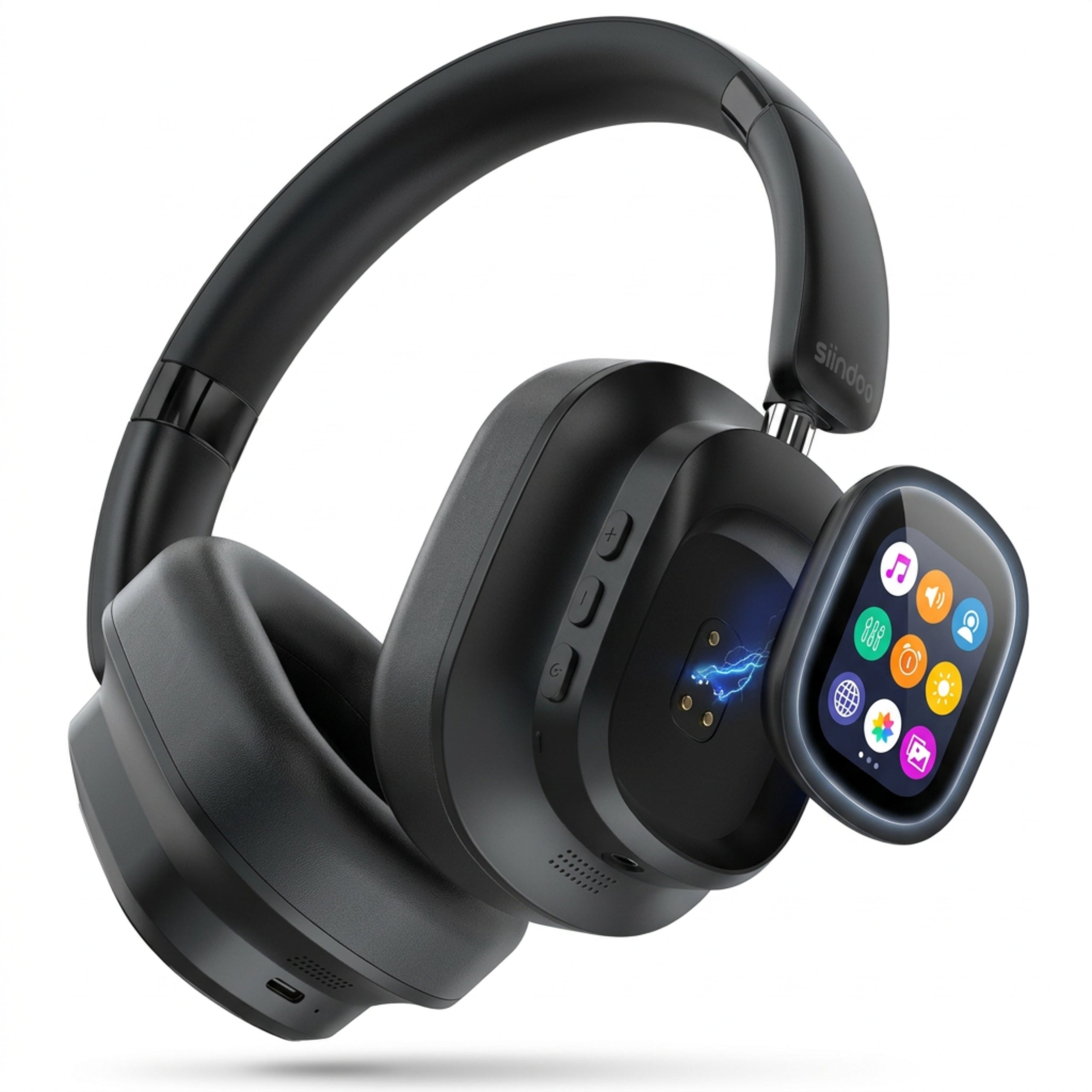 Wireless On-Ear Headphones ELONIX ANC BASS MP3 Memory BLUETOOTH 50H