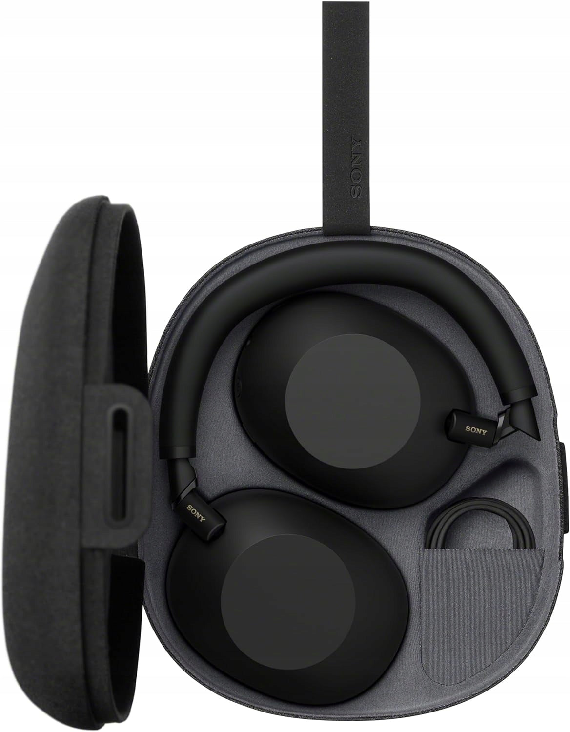 Wireless On-Ear Headphones Sony WH-1000XM6 black Manufacturer code WH-1000XM6/BM