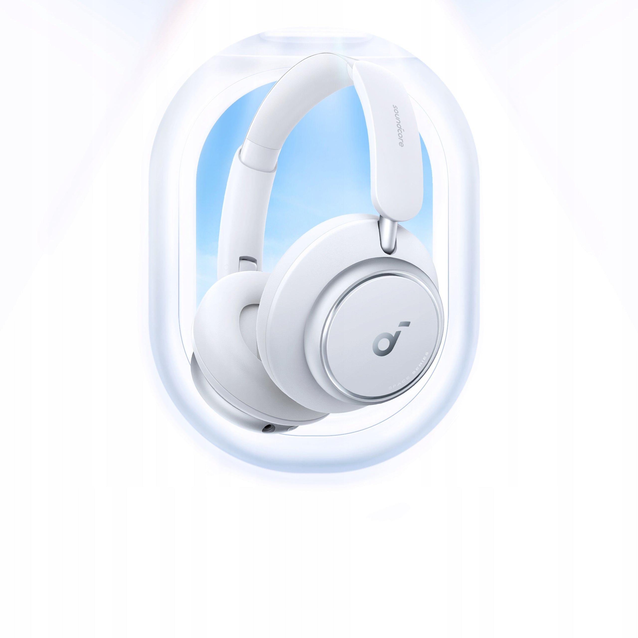 Wireless On-Ear Headphones Soundcore Space Q45 BT 5.3 USB-C ANC white Manufacturer code A3040G21