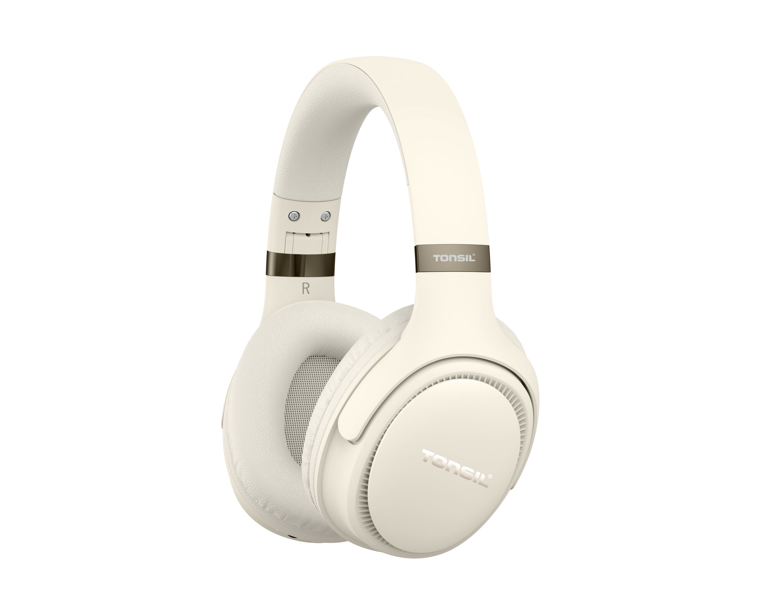 Wireless On-Ear Headphones TONSIL R35BT BEIGE Bluetooth / SD / FM