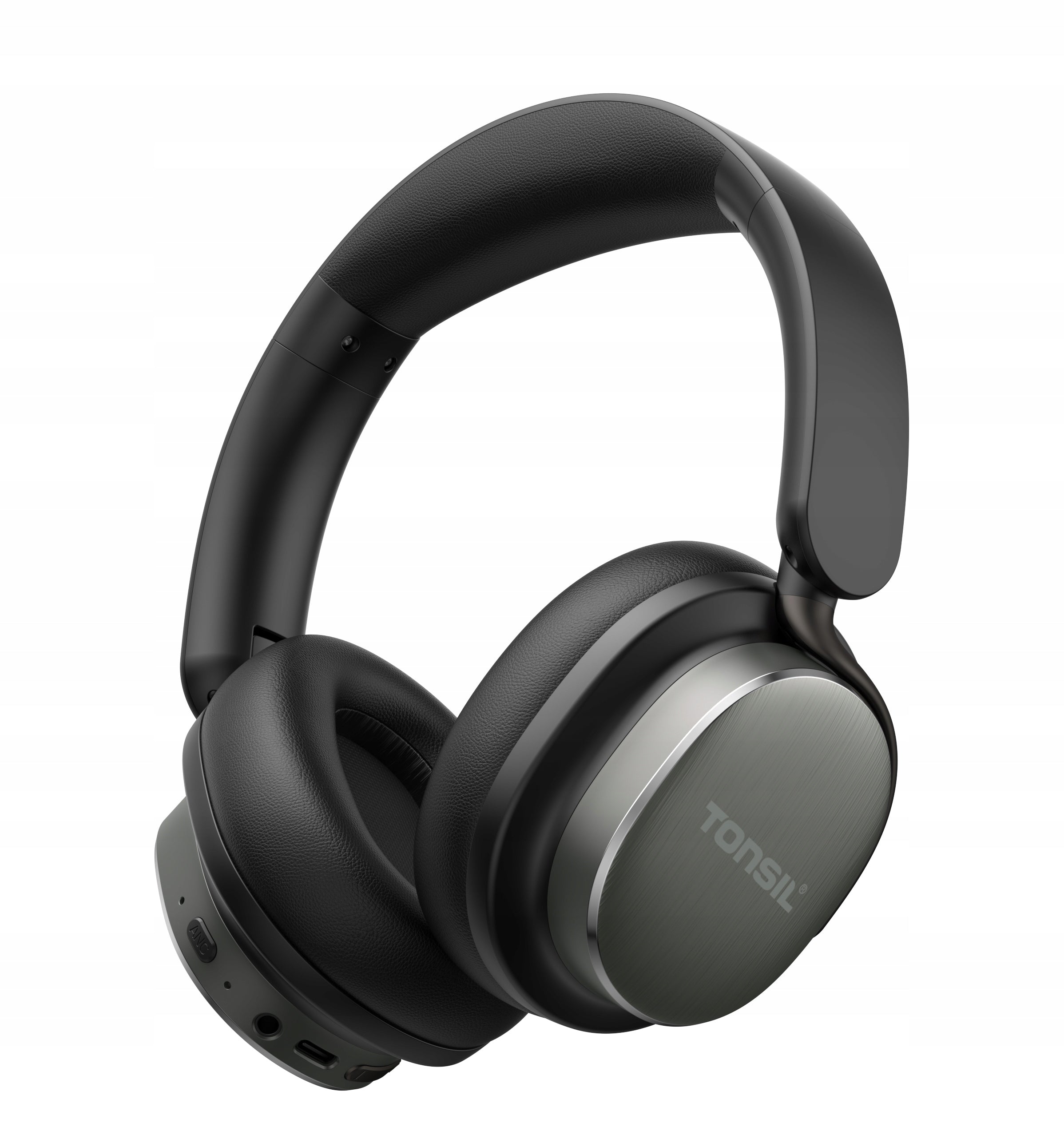 Wireless On-Ear Headphones TONSIL R75 Bluetooth BT ANC + Black CASE Manufacturer code 5907972801060